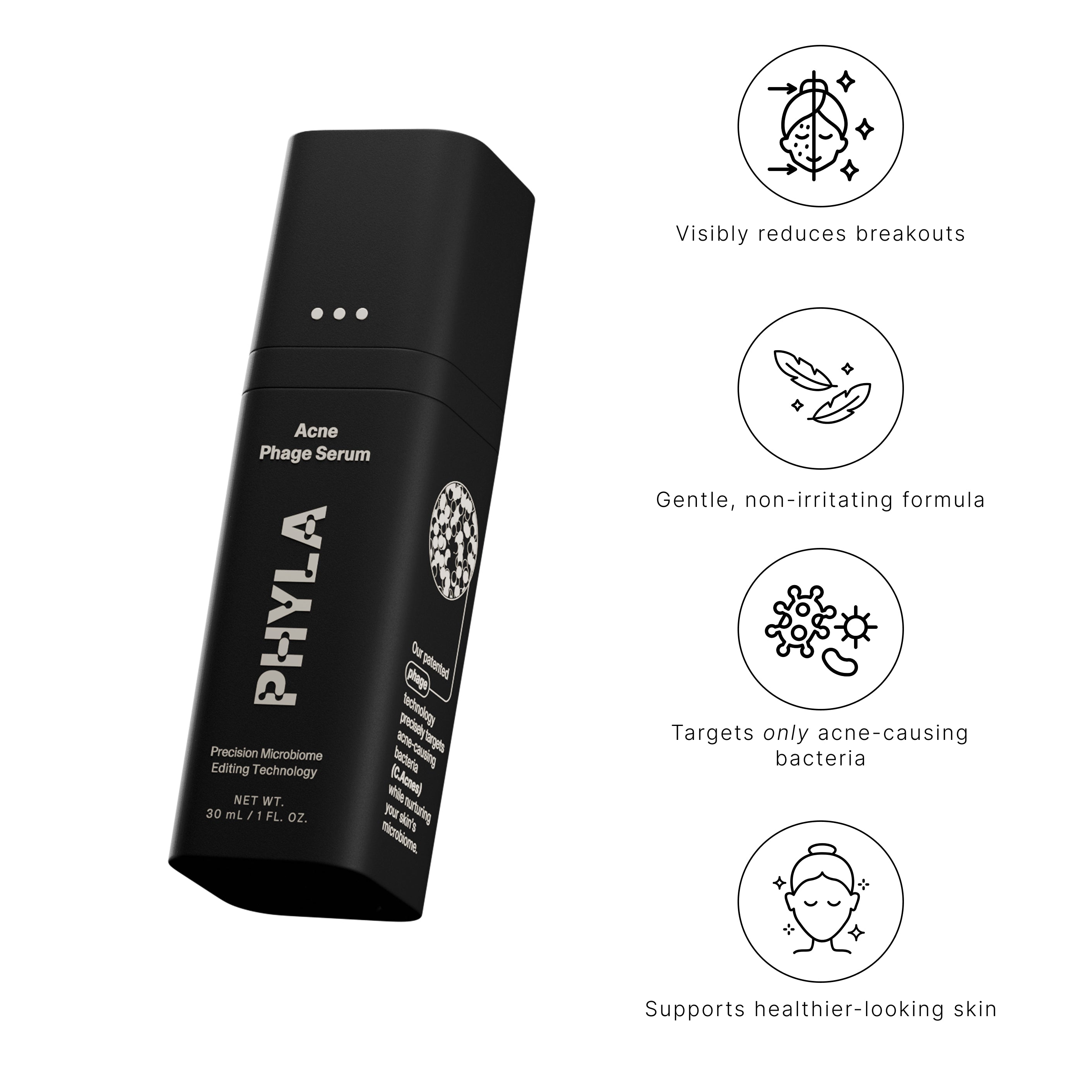 Phyla Acne Phage Serum | Targeted Support for Breakout-Prone Skin